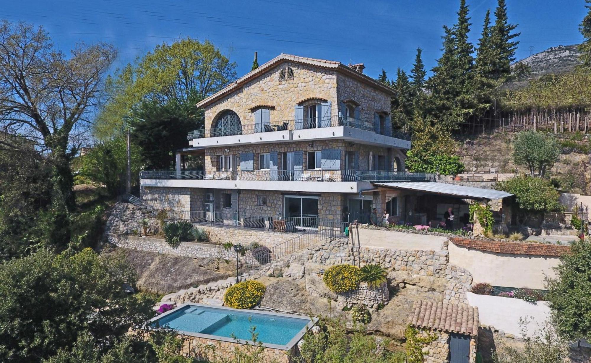 Au Pied Des Baous Bed & Breakfast Vence Exterior photo